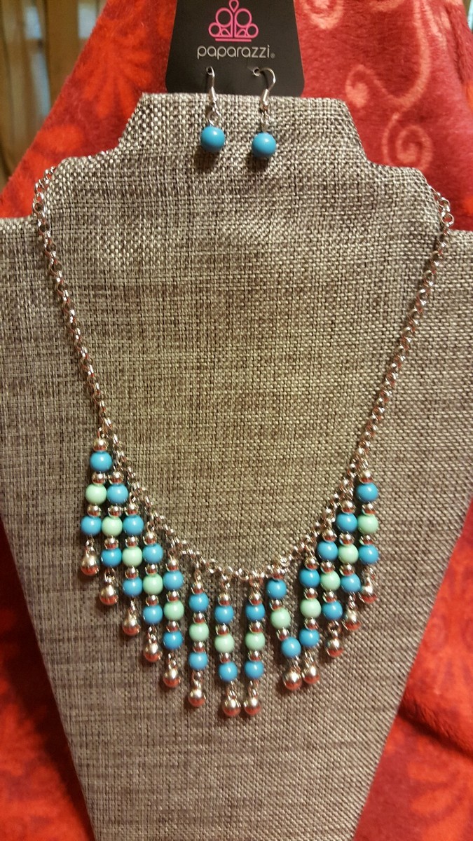 Necklace Paparazzi Your Sundaes Best Blue Your SUNDAES Best Green