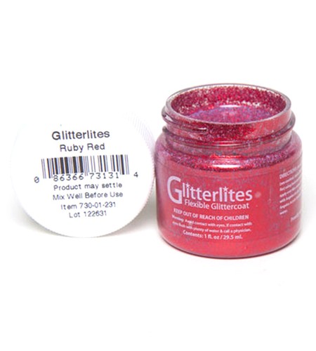 glitter leather paint