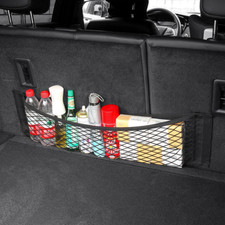 1pc Car Back Rear Seat Mesh Trunk Organizer Bag Cargo Net Boot Storage Black
