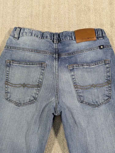 Lucky Brand Jeans Boys Size 16 Blue Fade Whiskered Medium Wash Classic Straight - Picture 13 of 13