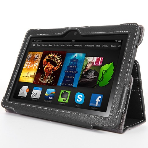 Kindle Fire HDX 7 Inch 2013 & 2014 Gen Poetic & MoKo Cover Case Folio Slim Book - Picture 5 of 10