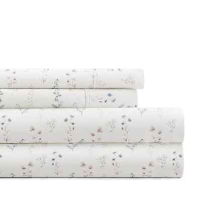 Home Collection Delicate Blossoms Floral Sheet Set Painted Meadow Queen Sheets