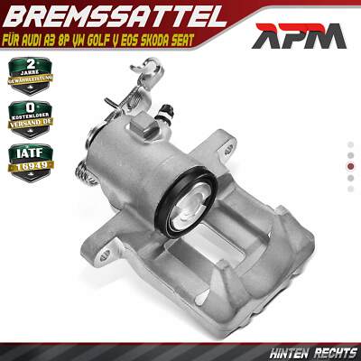 Bremssattel Bremszange Hinten Rechts für VW Golf 5 6 EOS Audi A3 8P Octavia Seat