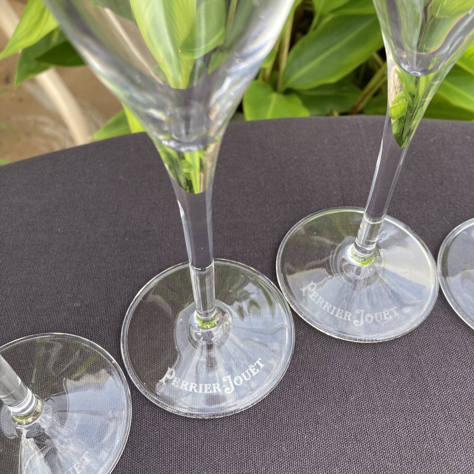 6 Vtg Perrier Jouet PJ 8 Champagne Flutes Belle Epoque Hand Painted 6-vtg-perrier-jouet-pj-8-champagne-flutes-belle-epoque-hand-painted