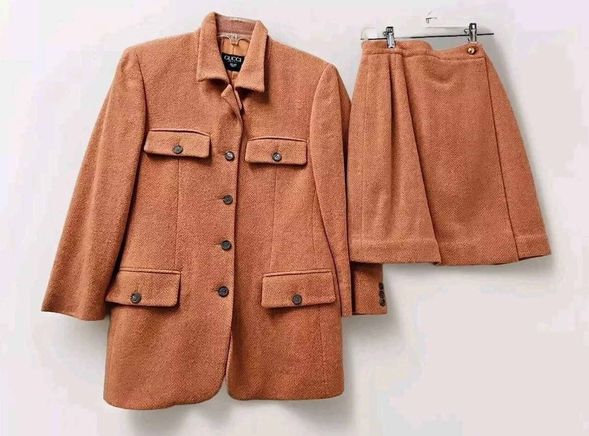 Gucci 裙子套装100% 羊毛套装和套装分开女| eBay