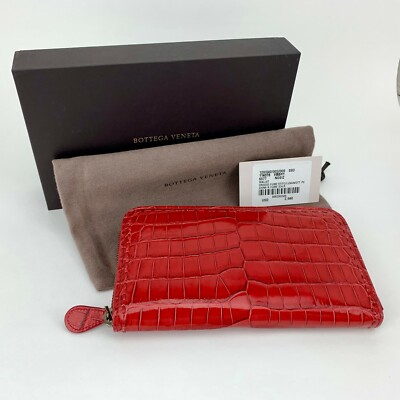 bottega veneta wallet red