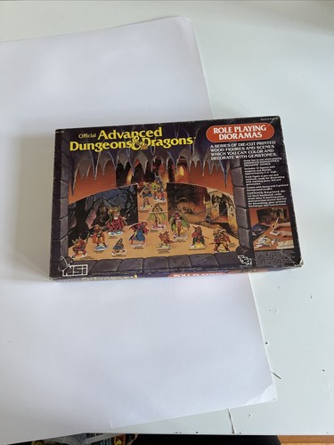 EXTREMADAMENTE RARO 1983 Dioramas Oficiales Avanzados de Mazmorras y Dragones - Imagen 8 de 17