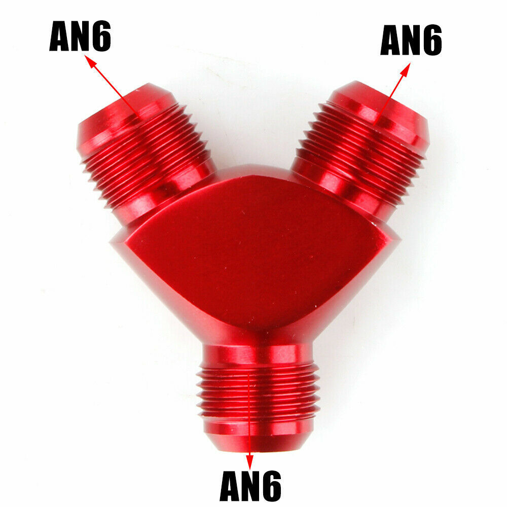 AN6/AN8/AN106AN 8AN 10AN Y Block Fuel Y Fitting Junction Coupler