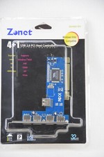 Zonet ZUH2215V 4 1 Ports USB 2.0 PCI Host Controller