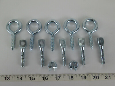 Lot of New Extron Electronics Hardware Eye Bolts Anchors Clamp for PCM 340 Mount