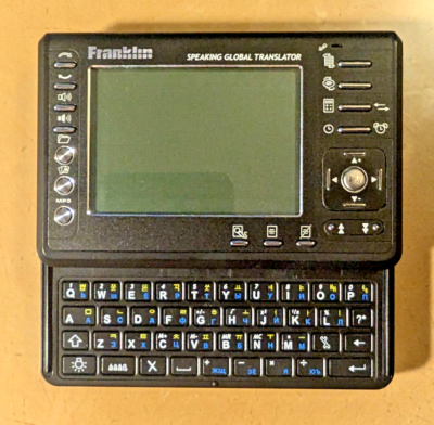 Excellent Franklin TGA-490 Speaking Global Translator As Is 