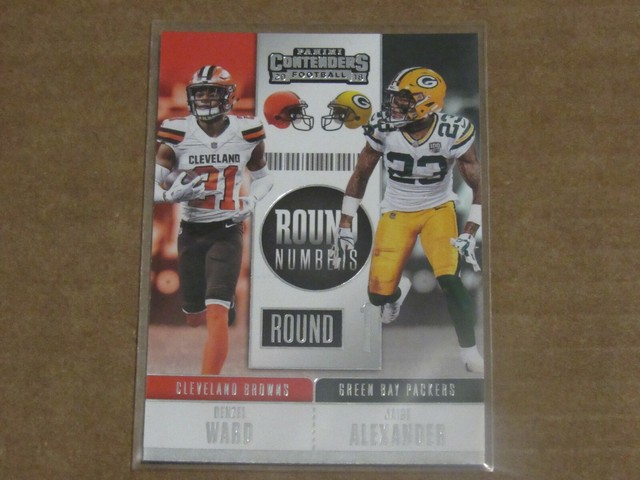 2018 Panini Contenders Round Numbers RNA WA Denzel Ward Jaire 