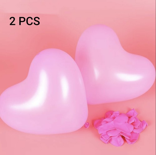 2Pcs 10inch 1.5g Pearl Latex Heart Balloons Happy Birthday Party Wedding New - Picture 6 of 17
