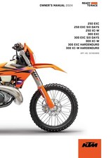 KTM Owners Manual Book Guide 2024 250 XC‑W US