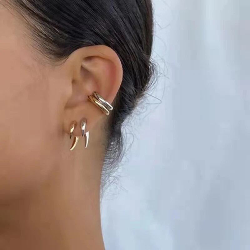Faux taper earrings deals