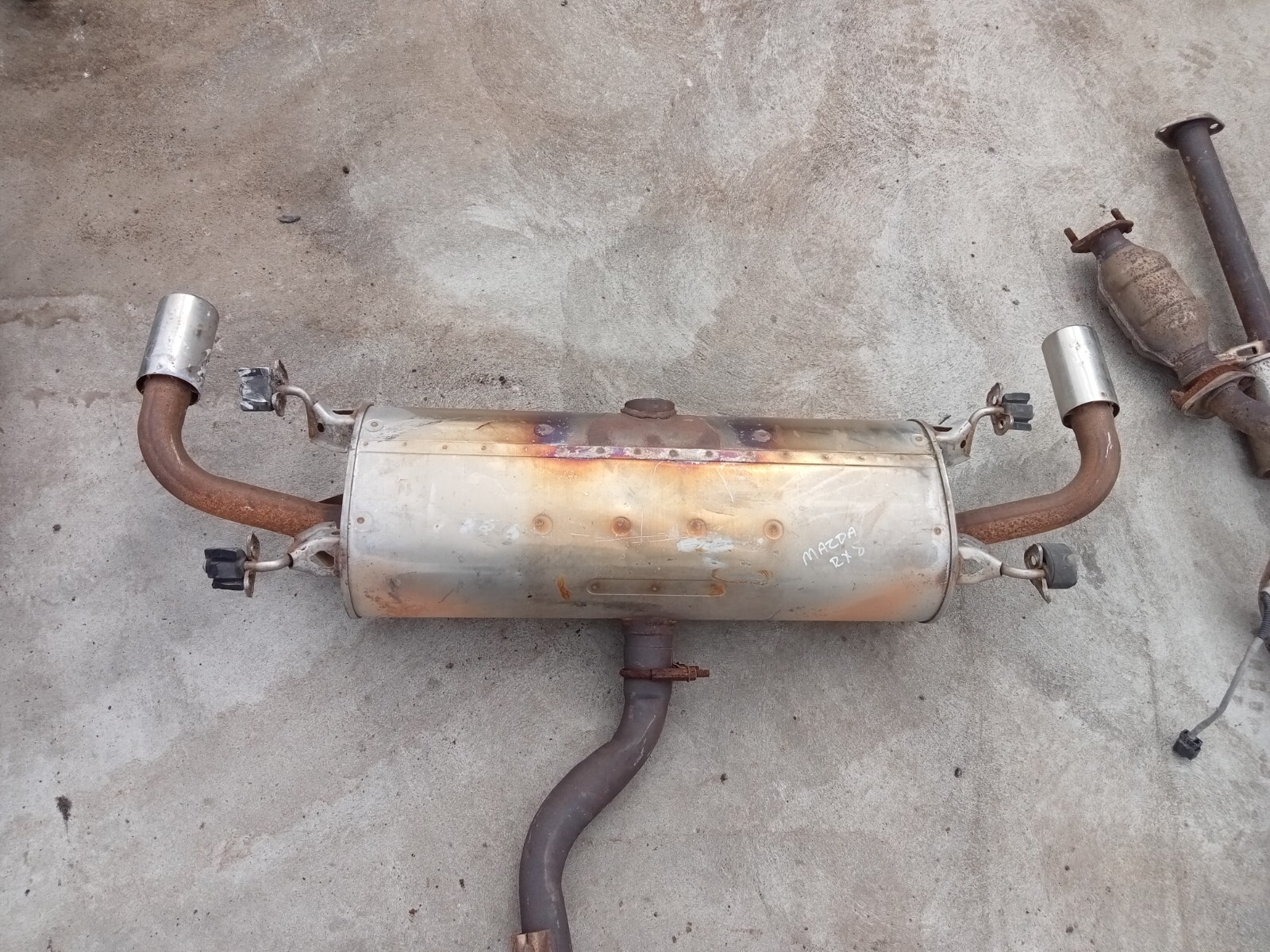 Mazda rx8 rear exhaust system muffler tailpipe exhaust pipe eBay