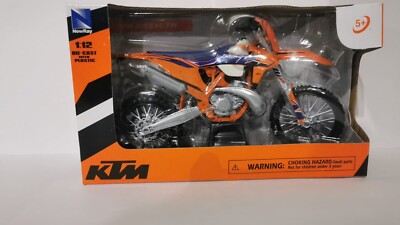 Dirt Bike Scala 1:12 Modellino KTM 300 EXC-TPI Dirt Bike 1:12 New-Ray - Colore Arancione, Per Collezione Moto Dirt Bike 1:12 New-Ray - Foto 8