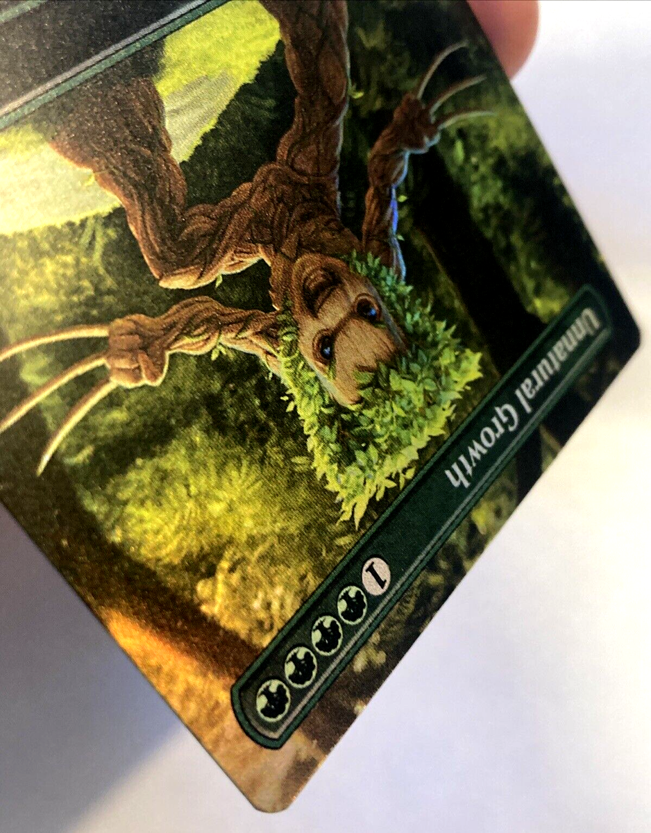 MTG Unnatural Growth RAINBOW FOIL Secret Lair x Marvel Wolverine