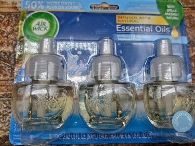 Air Wick Essential Oils Refill, Turquoise Oasis, Pack of 3