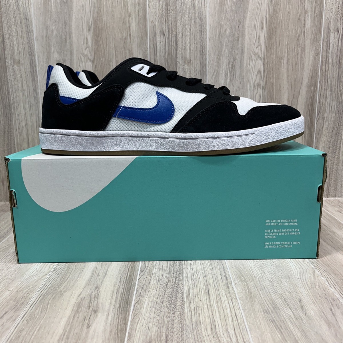 Nike SB Alleyoop White Team Royal Blue Black CJ0882-104 Skate