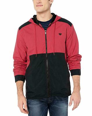true religion black and red jacket