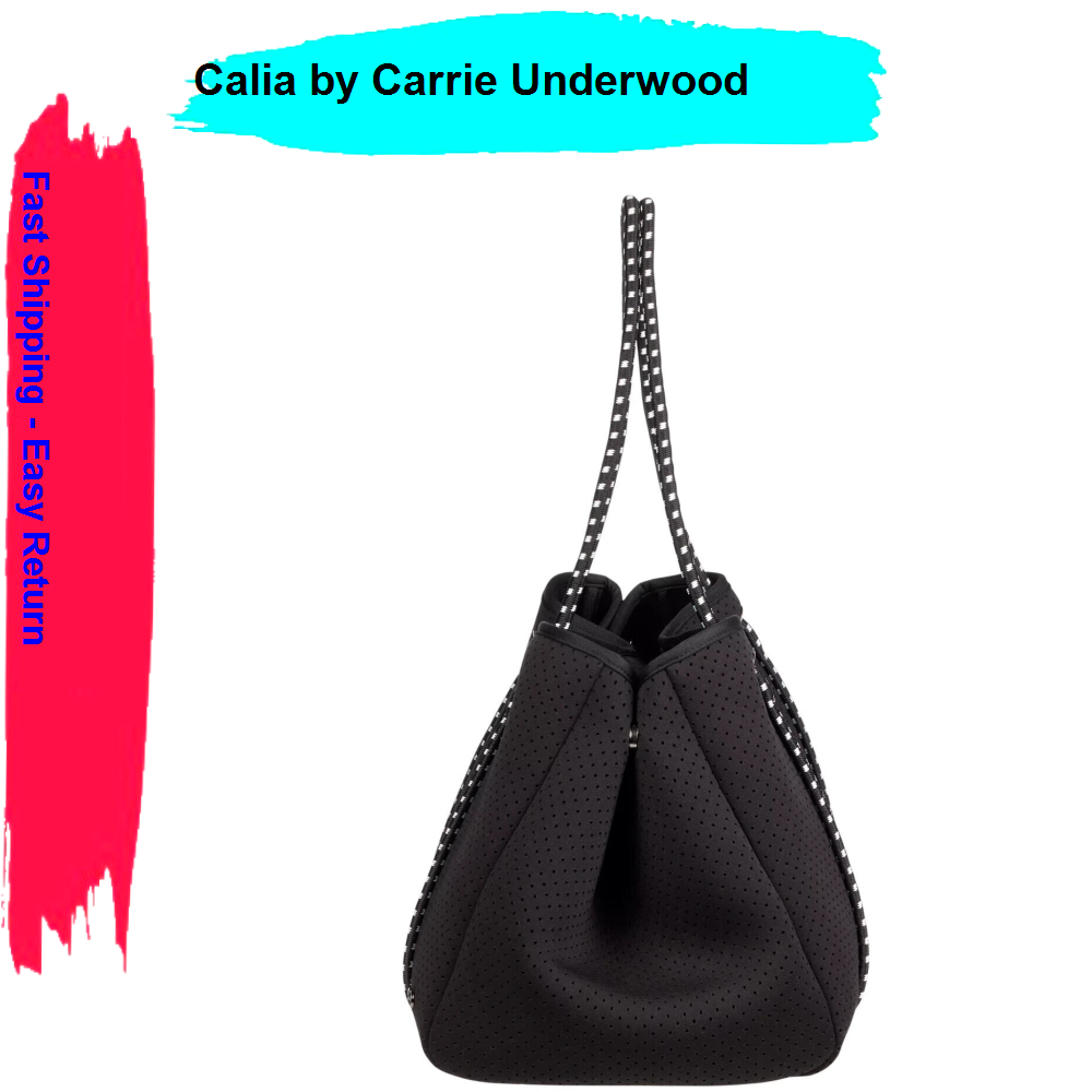 CALIA Women's Golf Neoprene Tote Expandable Bag with Handles
