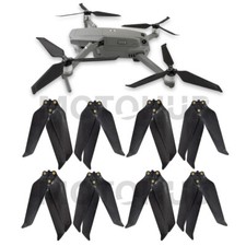 4 Pairs 8743F Low-Noise Carbon Fiber Propellers 3-Blade For DJI Mavic 2 Pro/Zoom