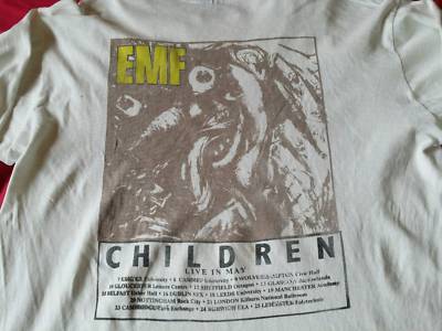 RARE Vintage 90s EMF Children Live in May England tour long Sleeve