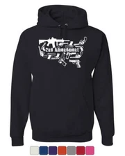 2nd Amendment US Silhouette Hoodie Right to Bear Arms 2A Guns Sweatshirt