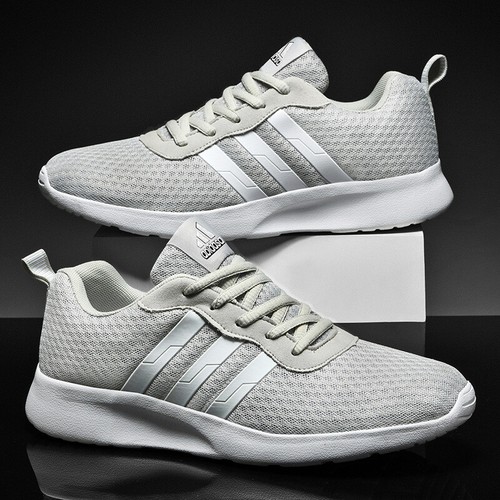 Herren Damen Freizeit Turnschuhe Weich Gehen Sport Fitness Laufen Athletisch Sneaker Schuhe - Bild 16 von 19
