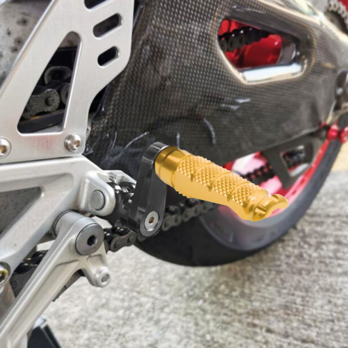 R-FIGHT Front Gold 40mm Lowering Footpegs For Kawasaki Ninja