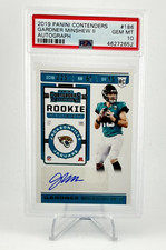 2019 Panini Contenders Ticket Gardner Minshew II PSA 10 GEM MT Rookie Auto RC