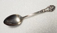 Zion City Illinois Sterling Souvenir Spoon Mechanics Sterling Co. Rare