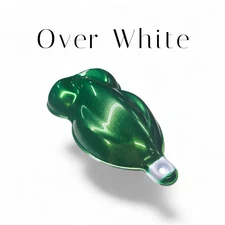 Carbon Moto Customs Top Shelf Green 1 to 1 candy pearl mid coat kit