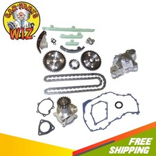 Juego de juntas de cubierta de cadena de distribución del motor bomba de aceite de agua para 96-02 Pontiac 2,4 L