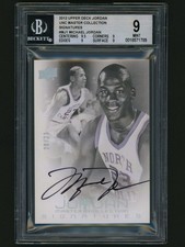 2012 Upper Deck Master Coll. Michael Jordan Autograph Card #/23 BGS 9 Mint