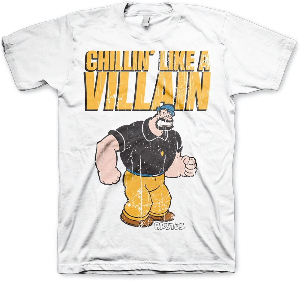 Popeye Chillinlike A Villain Big Tall T-Shirt KF-1-POP005-H42-4 6790₽