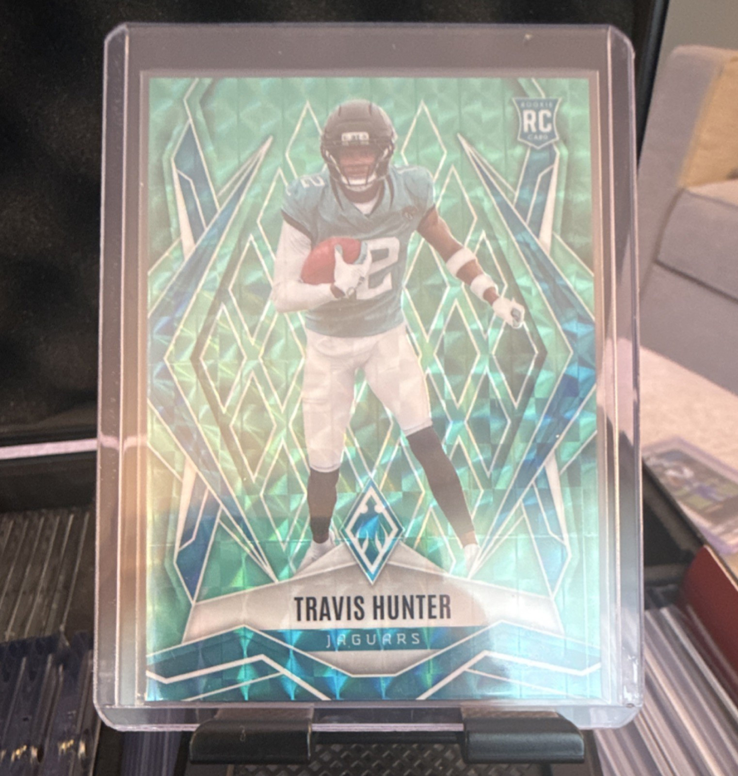 2025 Panini Phoenix - Travis Hunter Rookie Teal Pyramids /225 Jaguars #157