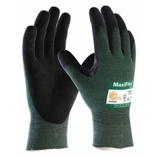 Pip Gloves, MaxiFlex Cut,S 34-8743 Pip 34-8743 616314155505 Green/Black