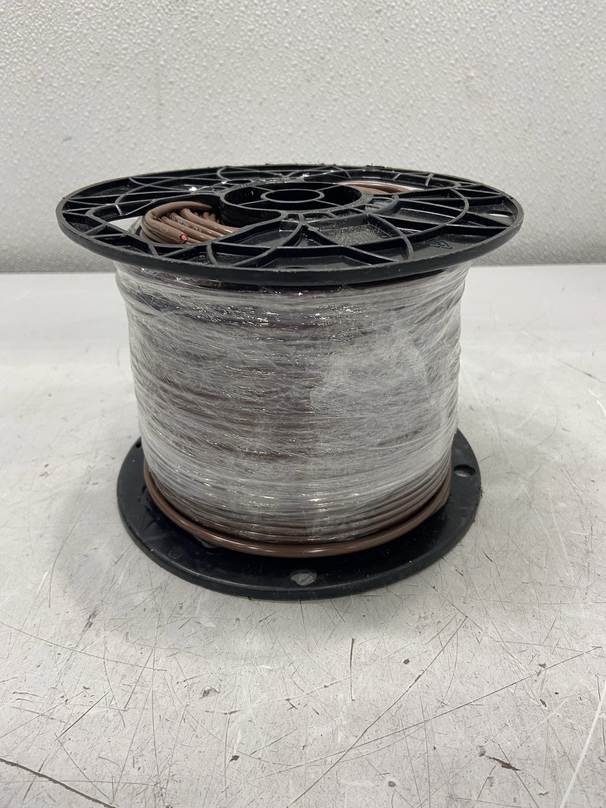 Intertek Thermostat Wire CL2 Solid Bare Copper 18/2 500' Brown 553020507