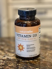 Naturewise Vitamin D3 5000 IU Softgels - 360 Count