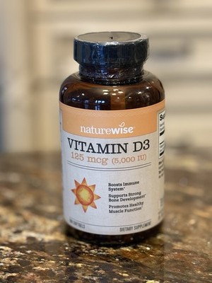 Naturewise Vitamin D3 5000 IU Softgels - 360 Count