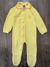 Vintage Carter s Baby Clothes Large Duckie Outfit Terry Cloth Sleeper Coverall L