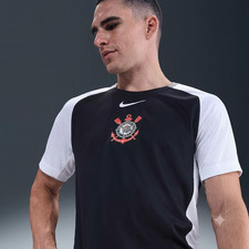 Nike Corinthians 2025/26 Home Fan Jersey – Men's – Black