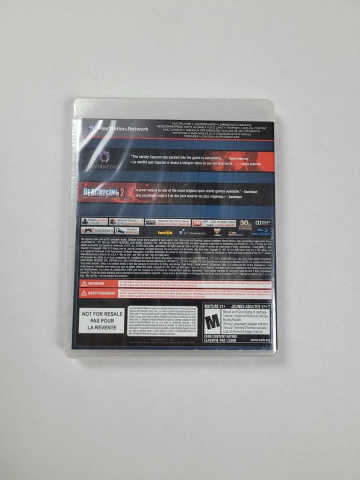 Capcom Essentials PlayStation PS3 Brand Resident Evil Dead Rising Factory Sealed - Image 4 of 4