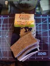 7-Pack Baby Boys Low Cut Socks - Dinosaurs  Space Designs - 6-18 Months
