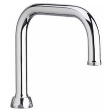 Chicago Faucet Db6ajkabcp Double Bend Spout, Brass