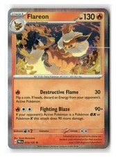 Flareon 013/131 Rare Prismatic Evolutions Pokemon Near Mint