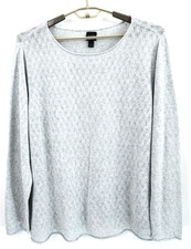 NEW EILEEN FISHER Womens Linen Pullover Sweat...