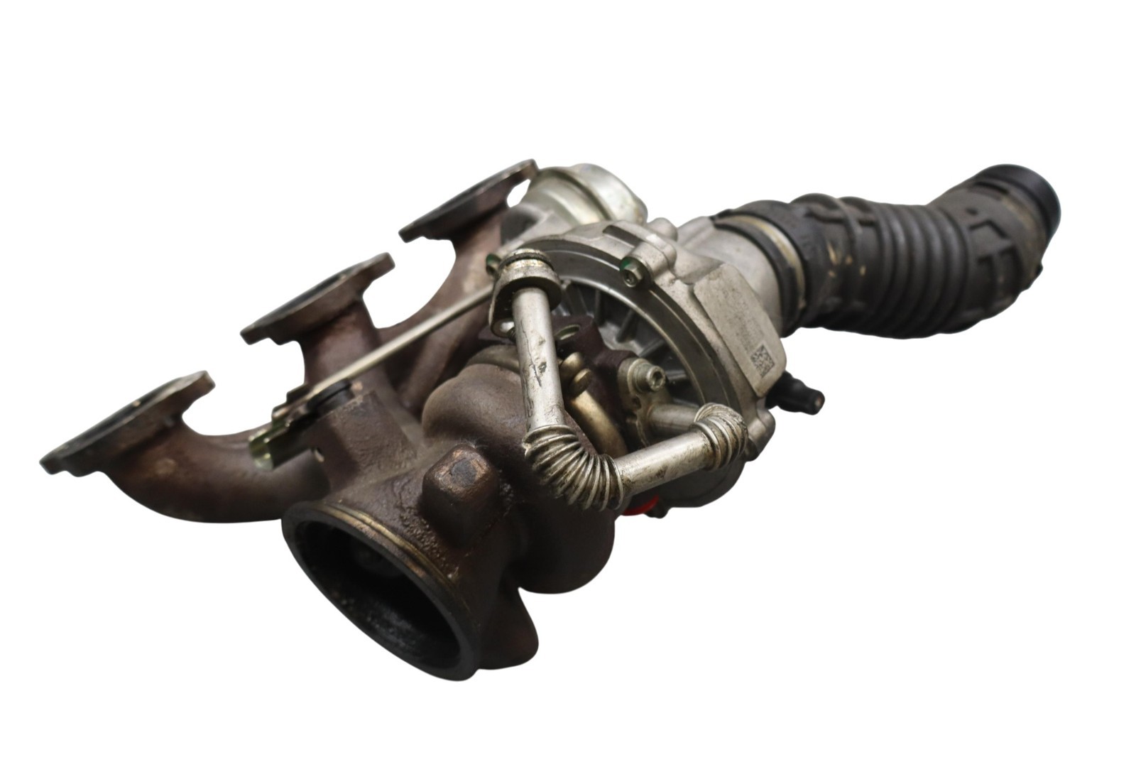 14-20 Maserati Ghibli Front Left Side Turbo Charger Turbocharger Manifold Oem